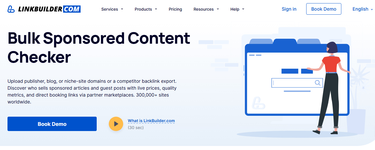 Bulk Sponsored Content Checker